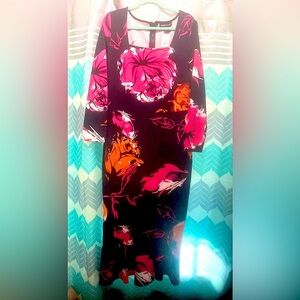 Ashley Stewart Dress Size 18/20 Multicolored